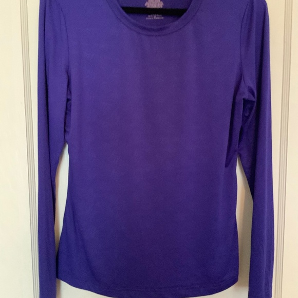 DANSKIN NOW fitted long sleeved top, Sz L - Picture 1 of 4